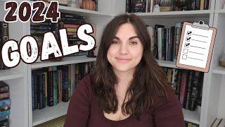 2024 reading, channel & life goals || plans for my reading and channel in the new year