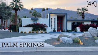 PALM SPRINGS California - driving tour [4K]