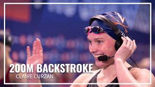 Claire Curzan Gets Winning Time in 200M Backstroke | TYR Pro Swim Series Knoxville