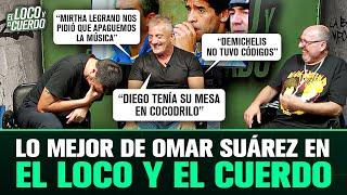 LO MEJOR DE OMAR SUÁREZ EN EL LOCO Y EL CUERDO (MARADONA EN COCODRILO, ORTEGA, RONALDO Y LA 12)