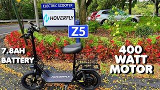 Hoverfly Z5 400 Watt Electric Scooter Unboxing Setup and Ride #escooter