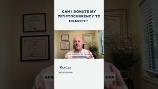 Donate Cryptocurrency to Charity. #crypto #cryptocurrency #financialadvisor