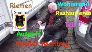 #_07 Wohnmobil Ducato  Auspuff Lichtmaschine Riemen Fenster Dreipunktgurt