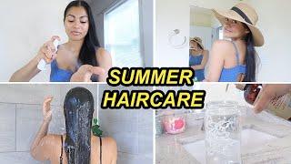 Summer Haircare Tips I Follow That Worked Wonders! | My summer hair care routine ️