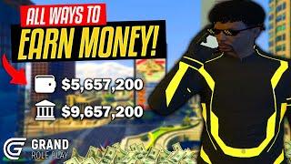 Grand RP: All Best Ways To Make MONEY! | Easy Money Grand RP | Best Money Method Grand RP | GTA 5 RP