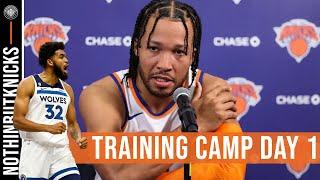 New York Knicks Training Camp Day 1 | Julius Randle/Karl Anthony Townes Trade Fallout