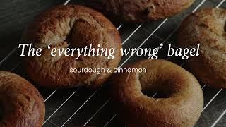 Sourdough Cinnamon Bagel - What to do if you mess up a recipe