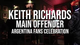 Keith Richards - Main Offender Celebration in Buenos Aires, Argentina