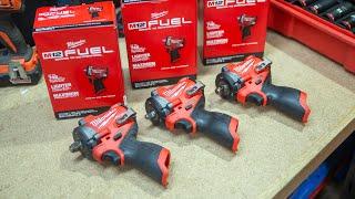 NEW Milwaukee M12 FUEL 1/2" & 3/8" Stubby Impact Wrenches