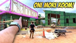 Construction of a MEGA sized Modern Home PT 51 | building a bonus room ￼