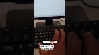 Open Setting on Windows 10 & Windows 11 #windows #shortcut #computer #tricks
