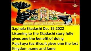 Saphala Ekadashi in English | Saphala Ekadashi on Dec 19,2022