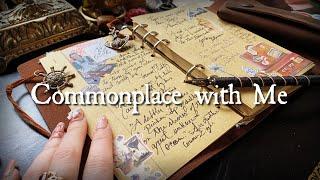 How to COMMONPLACE BOOK Quotes that Scratch Your Brain Study with Me | Aesthetic Journaling