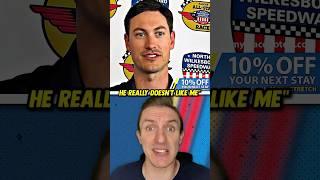 NASCAR champion gets trash talked by a baseball player