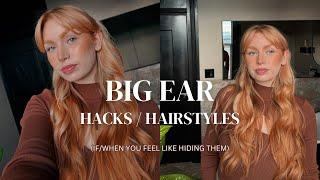 HAIRSTYLES THAT HIDE BIG EARS | 2025