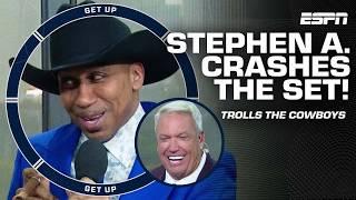 Stephen A. CRASHES the set to troll the Cowboys’ 38-point loss  | Get Up