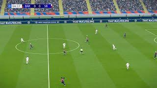 Football Life 2025 Gameplay UCL Full MOD. Barcelona VS Stade Brestois.