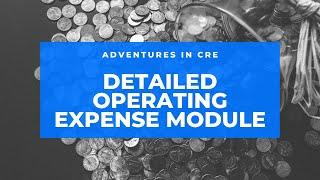 Using the Detailed Operating Expenses Module in the A.CRE Apartment Development Model