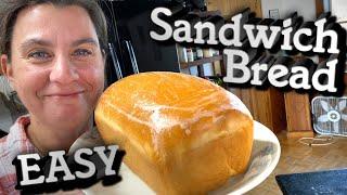 EASY Homemade Sandwich Bread