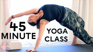 Yoga Body Workout: Free Yoga Class (45 Minute Hatha Yoga Vinyasa)