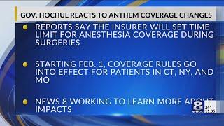 Anthem Blue Cross Blue Shield to cap anesthesia coverage after certain time frame