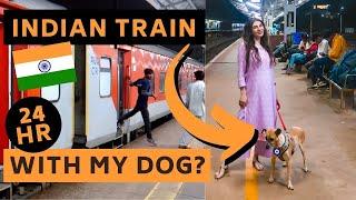 I try Indian Railways 24 hour India train with my DOG! | Ivana Perkovic