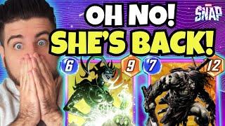 OH NO! This Deck Is BACK And It Is CRACKED! | Best Hela Deck In Marvel SNAP