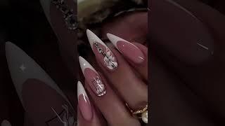 White French Tip Nails 2025: Glam Up Your Look  #nailart