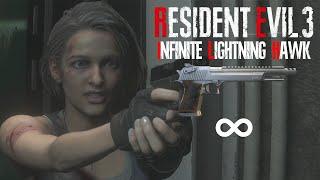 Resident Evil 3 Remake - Infinite Lightning Hawk Only in Inferno Full Gameplay