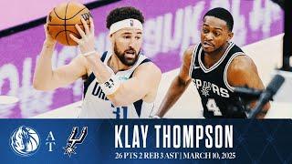 Klay Thompson (26 Points) Highlights vs. San Antonio Spurs | March 10, 2025