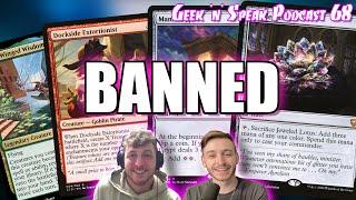 Huge Commander Ban List Update | Geek 'n' Speak Podcast #68 | #mtgpodcast #edhcommunity