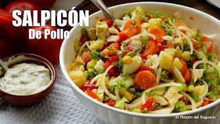 Salpicón de Pollo: Un Clásico Económico, Refrescante y Fácil de Hacer. #SalpiconDePollo