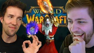 Sodapoppin teaches Grubby the ways of the WARLOCK in WoW Hardcore!