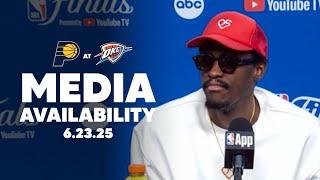 Indiana Pacers Postgame Media Availability at Oklahoma City Thunder (Game 7) | June 12, 2025
