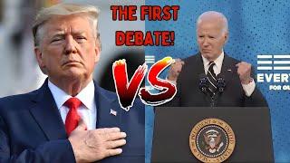 FIRST Donald Trump Vs. Joe Biden *DEBATE*!!!