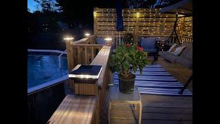 Amazing Amazon Deck Post Solar Lights!