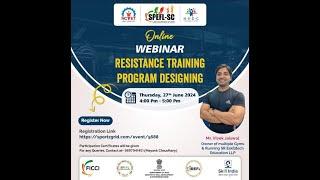 Design For Resistance Training Program