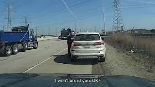 YRP charge driver going 180km/h on the 407