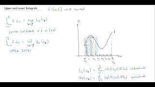 Upper and Lower Integrals