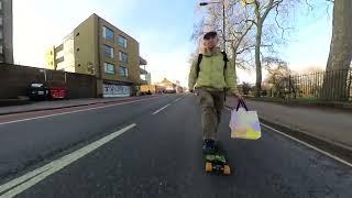 Longboarding in London: just crash hard, insta 360 need to be replaced...