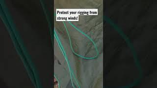 Protect your rigging from strong winds! - #camping #4x4 #offgridliving #gypsy #australia #nomad #van