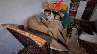 "A mother has taken refuge in a magical sanctuary with her young children...