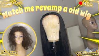 Watch me revamp a old wig !