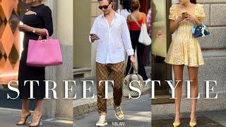 What people actually wear in Milan•The most stylish people•Milan street style fashion•