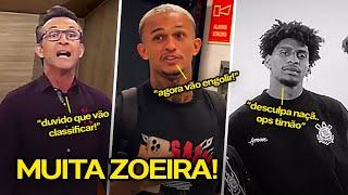 AS MELHORES ZOEIRAS E PROVOCAÇÕES DO JOGO CONTRA O CORINTHIANS