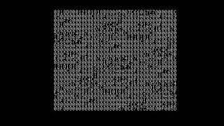 Tiny Text -- an 8 byte Apple II Demo