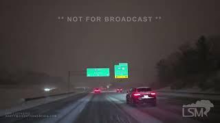 01-04-2025 Cleveland, Ohio - Heavy Snow Causes Travel Issues on i-71, i-271 - Wrecks - Slowdowns