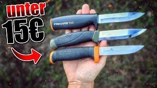 3 GÜNSTIGE Anfänger Messer für unter 15€ - Survival Bushcraft Ausrüstung | Fritz Meinecke - Gear