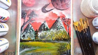 spray paint/how to spray paint  and oill colors/Partha art/