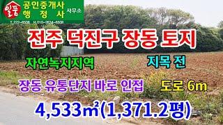 전주 덕진구 장동 유통단지 인접 토지(창고 및 공장 등) 매매